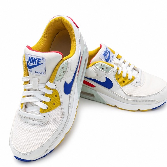 Nike Shoes - Nike Air Max 90 DA8726-100 Summit White Multi Women's Size 7.5 Running Shoes